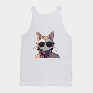 Detective Cat Tank Top